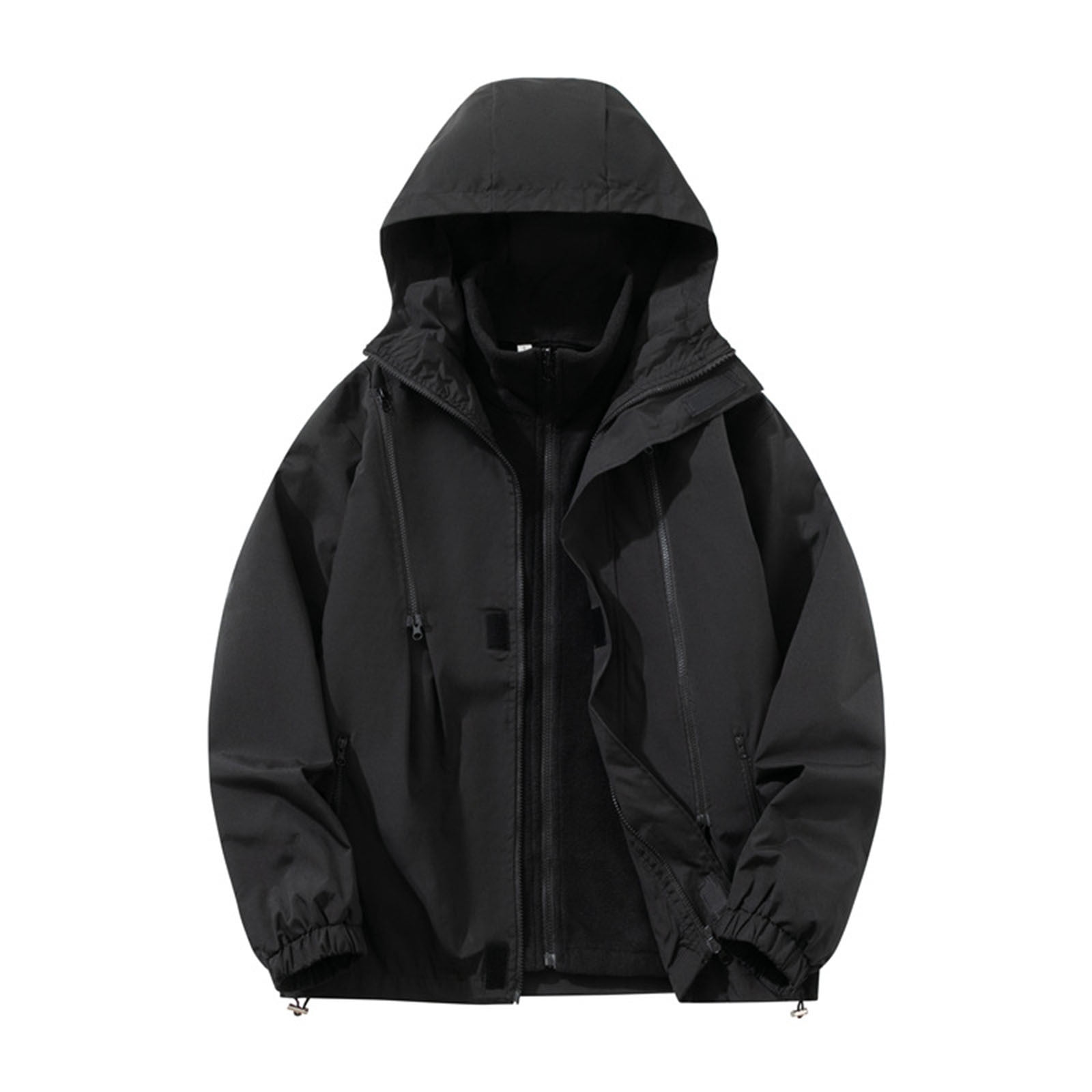 Wyobmus-Men-s-Windbreaker-Jacket-Outdoor-Sports-Waterproof-Drawstring-Pockets-Hooded-Raincoat-Windproof-Jacket-Black_93d21ba2-67f7-45c9-ab0f-f9ab4a047bad.e5f445e5ceabe83fced71c5dd51d2421.jpeg WindBreakers - Image 1