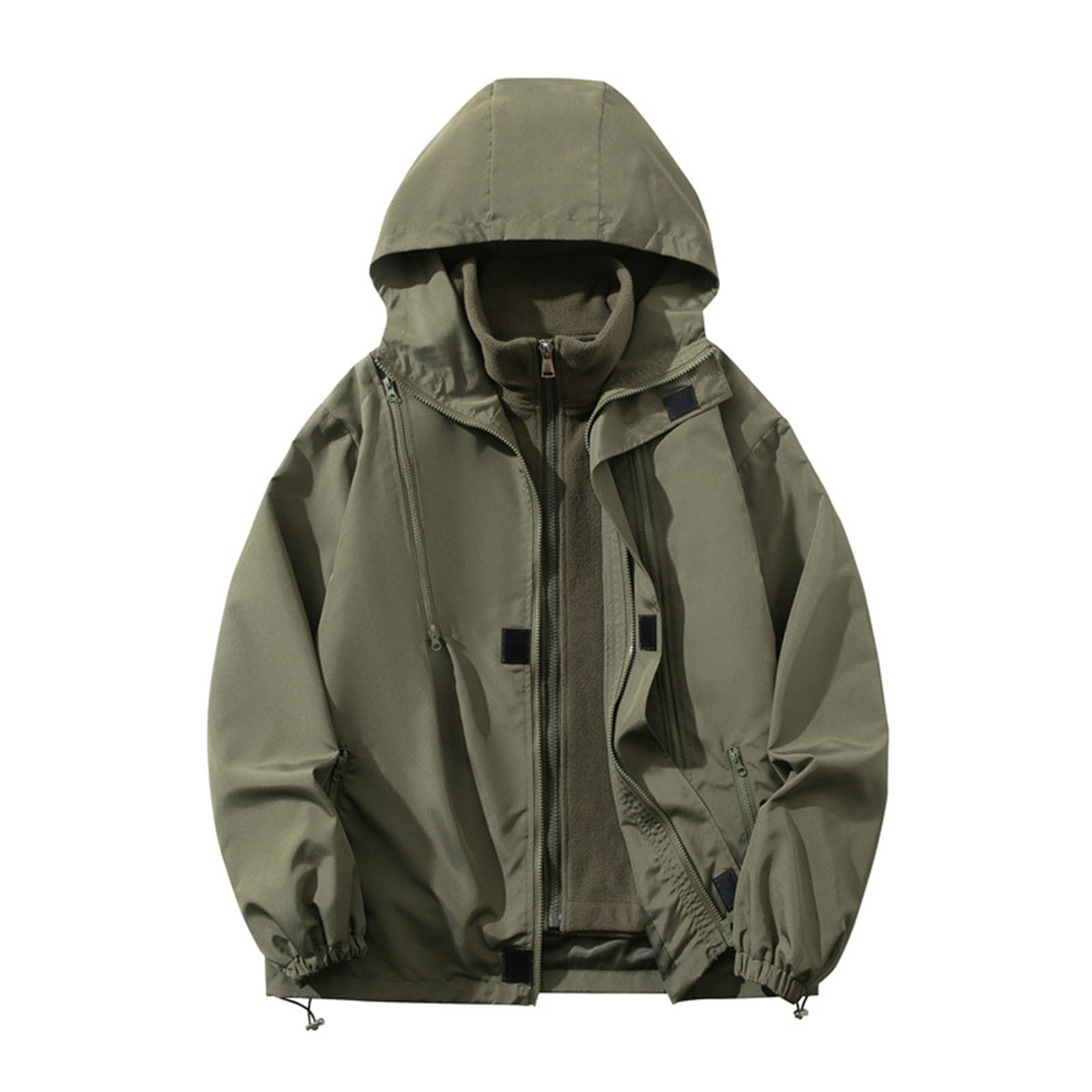 Wyobmus-Men-s-Windbreaker-Jacket-Outdoor-Sports-Waterproof-Drawstring-Pockets-Hooded-Raincoat-Windproof-Jacket-Olive-Green_7b071c16-9d39-41e4-9522-0a097ad65461.f5c9f4ed1c919f75c53528a86c5fb57f.jpeg WindBreakers - Image 1